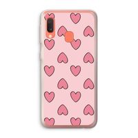 Ondersteboven verliefd: Samsung Galaxy A20e Transparant Hoesje Ondersteboven verliefd: Samsung Galaxy A20e Transparant Hoesje