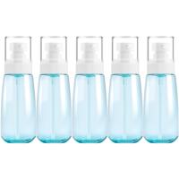 5 STKS reizen plastic flessen lekvrije draagbare reizen accessoires kleine flessen containers 100ml (blauw)