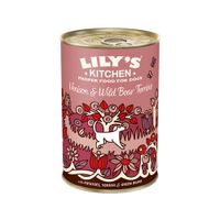 Lily's Kitchen Venison & Wild Boar Terrine Everzwijn, Wild Universeel 400 g - thumbnail