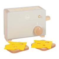 Small Foot - houten broodrooster set grijs "tasty"