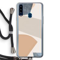 Formo: Samsung Galaxy A20s Transparant Hoesje met koord