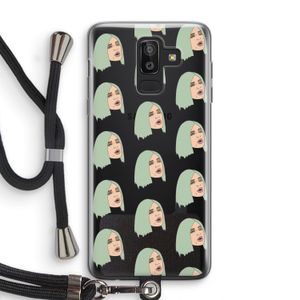 King Kylie: Samsung Galaxy J8 (2018) Transparant Hoesje met koord