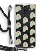 King Kylie: Samsung Galaxy J8 (2018) Transparant Hoesje met koord