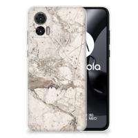 Motorola Edge 30 Neo | TPU | Siliconen hoesje | Marmer Beige