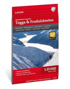 Wandelkaart Hoyfjellskart Sogndal: Togga og Frudalshesten | Noorwegen | Calazo