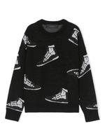 AMIRI KIDS sweat à imprimé Skeleton Foot - Noir - thumbnail