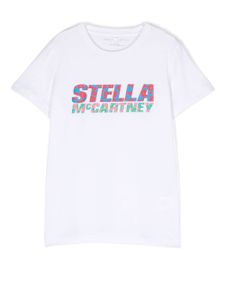 Stella McCartney Kids t-shirt à logo imprimé - Blanc