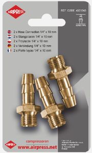 Airpress Slangpilaar 10 mm x 3/8 ext. - 4346825