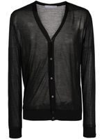 Private Stock cardigan The Nero à effet transparents - Noir