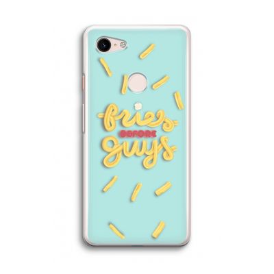 Always fries: Google Pixel 3 Transparant Hoesje