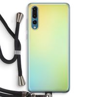 Minty mist pastel: Huawei P20 Pro Transparant Hoesje met koord