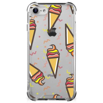 iPhone SE 2022/2020 | iPhone 8/7 Beschermhoes Icecream iPhone SE 2022/2020 | iPhone 8/7 Beschermhoes Icecream