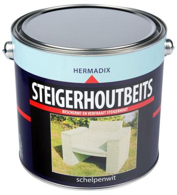 Steigerh.beits schelpen wit 2500 ml - Hermadix