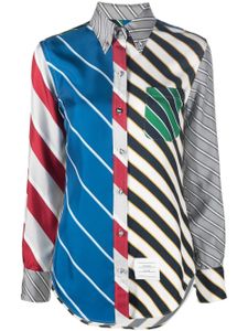 Thom Browne chemise à rayures Funmax Awning - Tons neutres