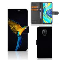Xiaomi Redmi Note 9 Pro | Note 9S | Telefoonhoesje | Met pasjeshouder | Papegaai