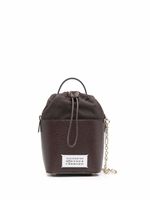 Maison Margiela sac seau 5AC à patch logo - Marron