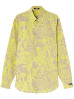 Versace chemise à imprimé baroque - Jaune