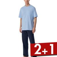Schiesser Long Pyjamas With Short Sleeve