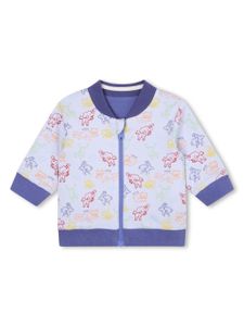 Kenzo Kids cardigan à design réversible - Bleu