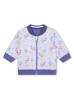 Kenzo Kids cardigan à design réversible - Bleu