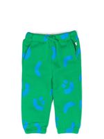 Stella McCartney Kids pantalon de jogging à imprimé graphique - Vert - thumbnail