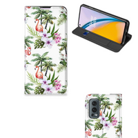 OnePlus Nord 2 5G Hoesje maken Flamingo Palms - thumbnail