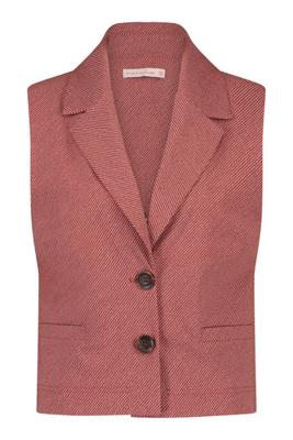 Tonke dotted gilet - SR/off white - 06908