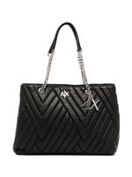 Armani Exchange sac cabas en cuir à design matelassé - Noir