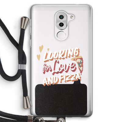 Pizza is the answer: Honor 6X Transparant Hoesje met koord