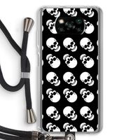 Musketon Skulls: Xiaomi Poco X3 Pro Transparant Hoesje met koord