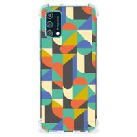 Samsung Galaxy M02s | A02s Doorzichtige Silicone Hoesje Funky Retro