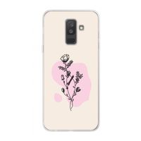 Roses are red: Samsung Galaxy A6 Plus (2018) Transparant Hoesje
