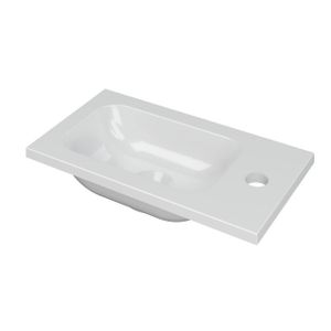 INK Enter Fontein - 40x22x1.6cm - 1 kraangat - porselein wit glans 3404366