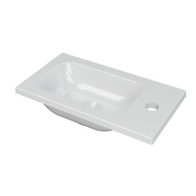 INK Enter Fontein - 40x22x1.6cm - 1 kraangat - porselein wit glans 3404366