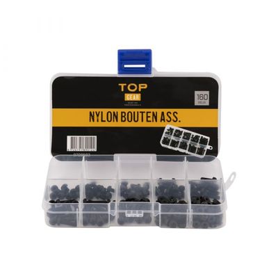 Topgear nylon bouten ass. 160-delig