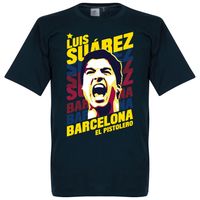 Luis Suarez Barcelona Portrait T-Shirt