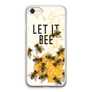 Let it bee: iPhone 8 Transparant Hoesje