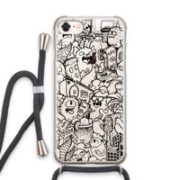 Vexx Black City : iPhone 7 Transparant Hoesje met koord