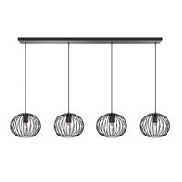 ETH Draad hanglampWire 2 4-lichts zwart - 05-HL4416-30