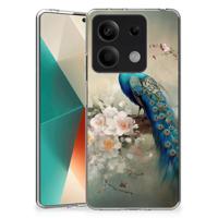 TPU Hoesje voor Xiaomi Redmi Note 13 5G Vintage Pauwen - thumbnail