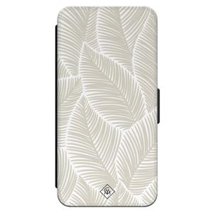 iPhone 16 Pro flipcase - Palm leaves beige