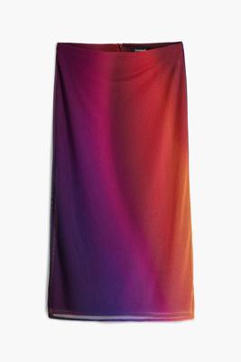 Verloop kokerrok - RED - XL