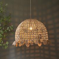 Rivièra Maison Hanglamp Marisol Bananenblad - Naturel