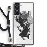 House: Samsung Galaxy S21 FE Transparant Hoesje met koord