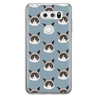 It's a Purrr Case: LG V30 Transparant Hoesje