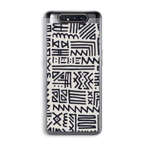 Marrakech print: Samsung Galaxy A80 Transparant Hoesje