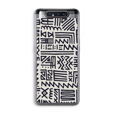 Marrakech print: Samsung Galaxy A80 Transparant Hoesje
