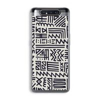 Marrakech print: Samsung Galaxy A80 Transparant Hoesje