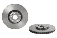 Remschijf COATED DISC LINE BREMBO, Remschijftype: Binnen geventileerd, u.a. für Volvo