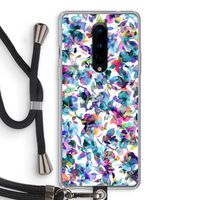 Hibiscus Flowers: OnePlus 8 Transparant Hoesje met koord